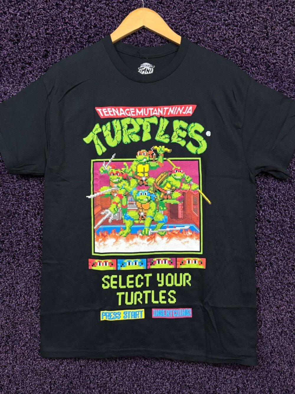 Teenage Mutant Ninja Turtles Select Arcade Game T-Shirt M